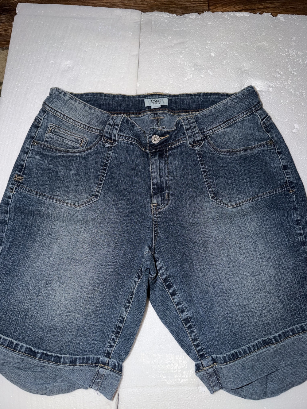 Cato Women's Dark Blue Denim Shorts